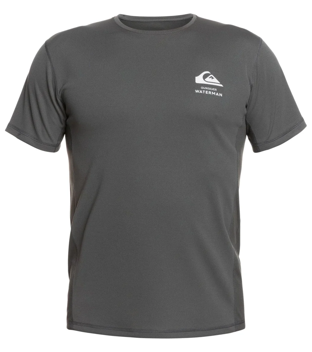 Quiksilver Men's Bamboo Check Short Sleeve Rashguard - Image 8