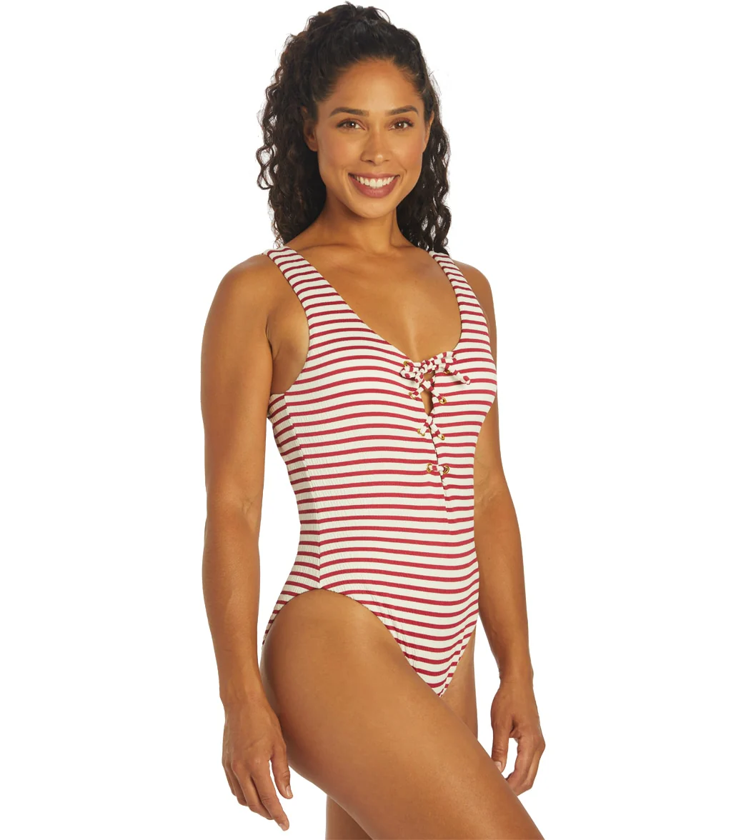 Quintsoul Women's Dazzling Lace Up One Piece Swimsuit - Image 2