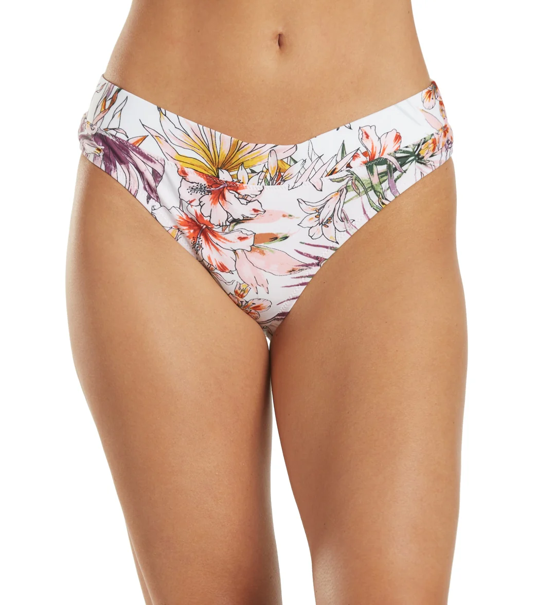 Quintsoul Women's Only The Flower Knows High Waistband Bikini Bottom