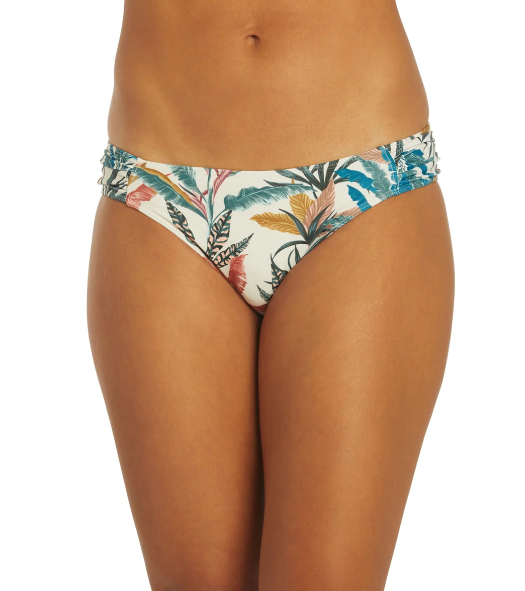 Quintsoul Women's Tulum Mid Rise Retro Bikini Bottom