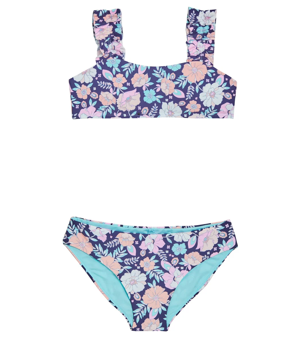 Raisins Girls' Flower Riot Tulum Two Piece Bikini Set (Big Kid)