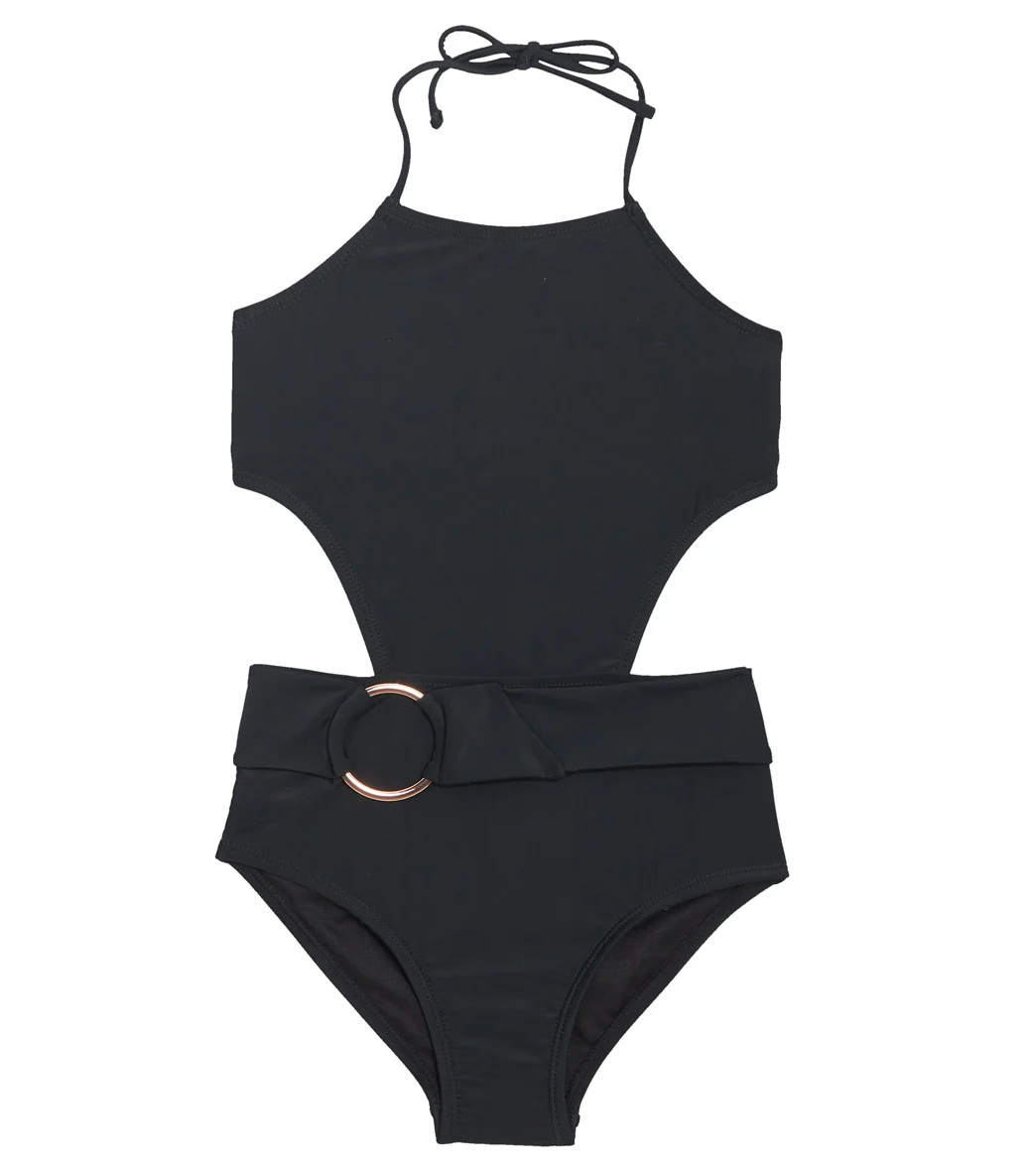 Raisins Girls' Ocean Solids Chita One Piece Swimsuit (Big Kid) - Image 4