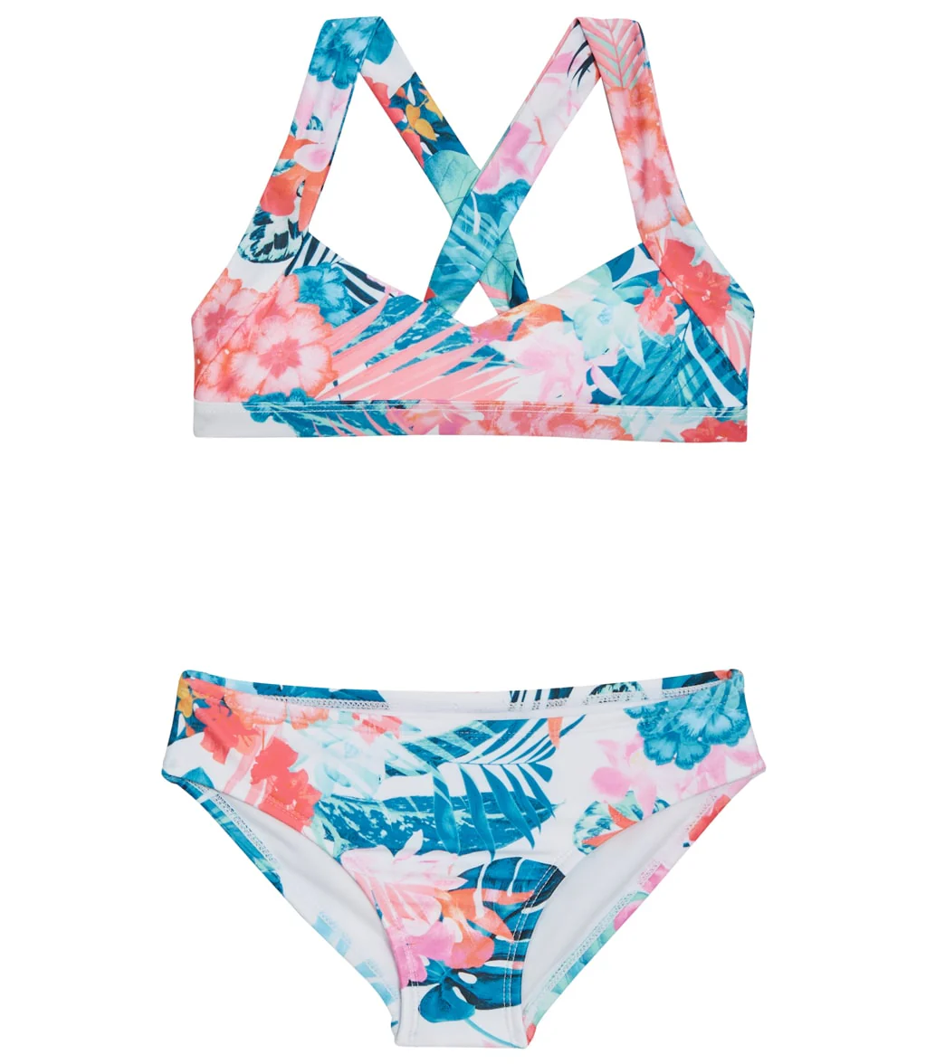 Raisins Girls' Sunny Isles Beach Life Two Piece Bikini Set (Big Kid)