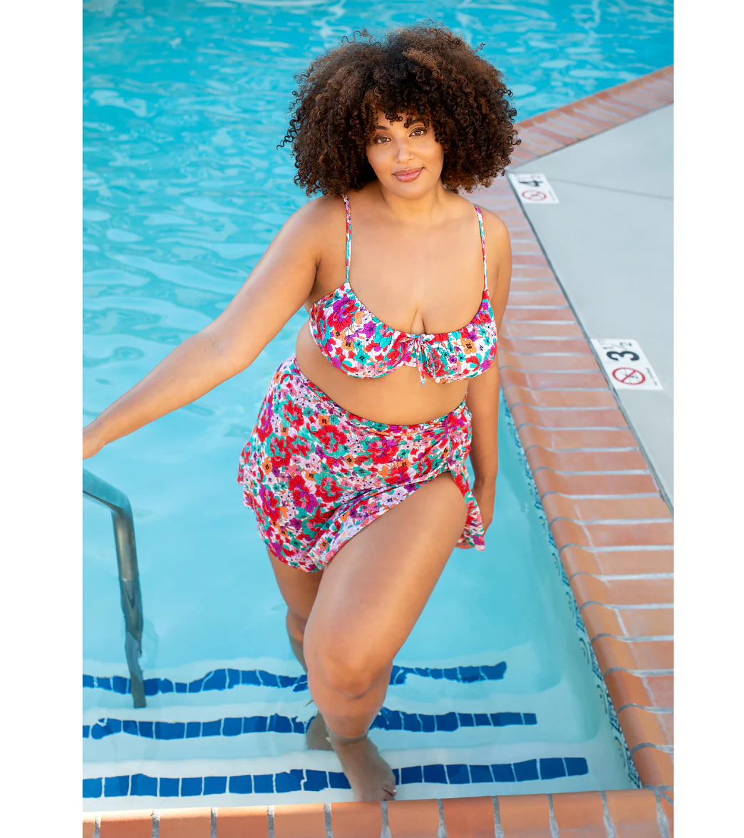 Raisins Women's Brilliant Bloom Isla Plus Size Cover Up Pareo - Image 4