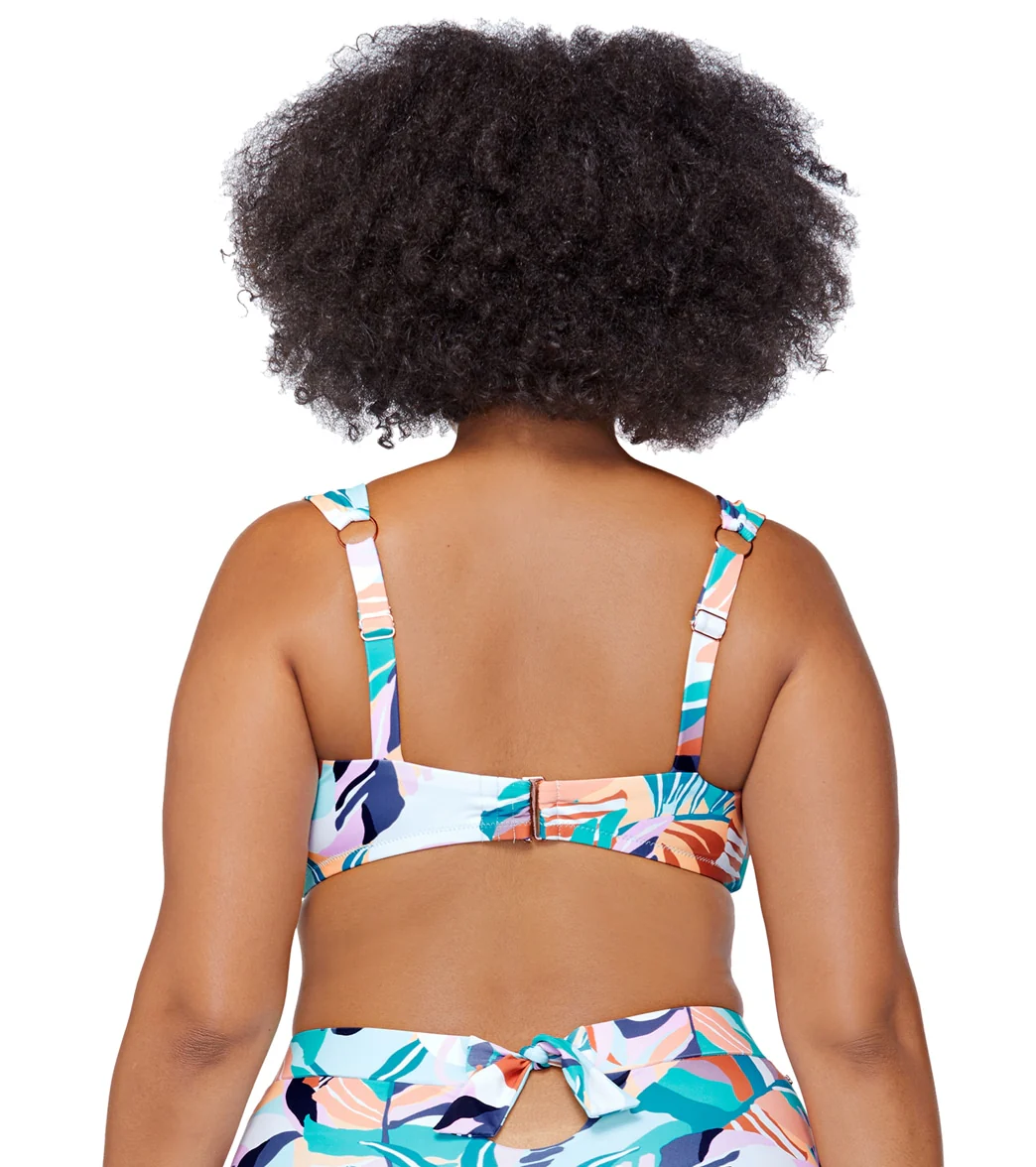 Raisins Women's Korakia Jamaica Plus Size Bikini Top - Image 2