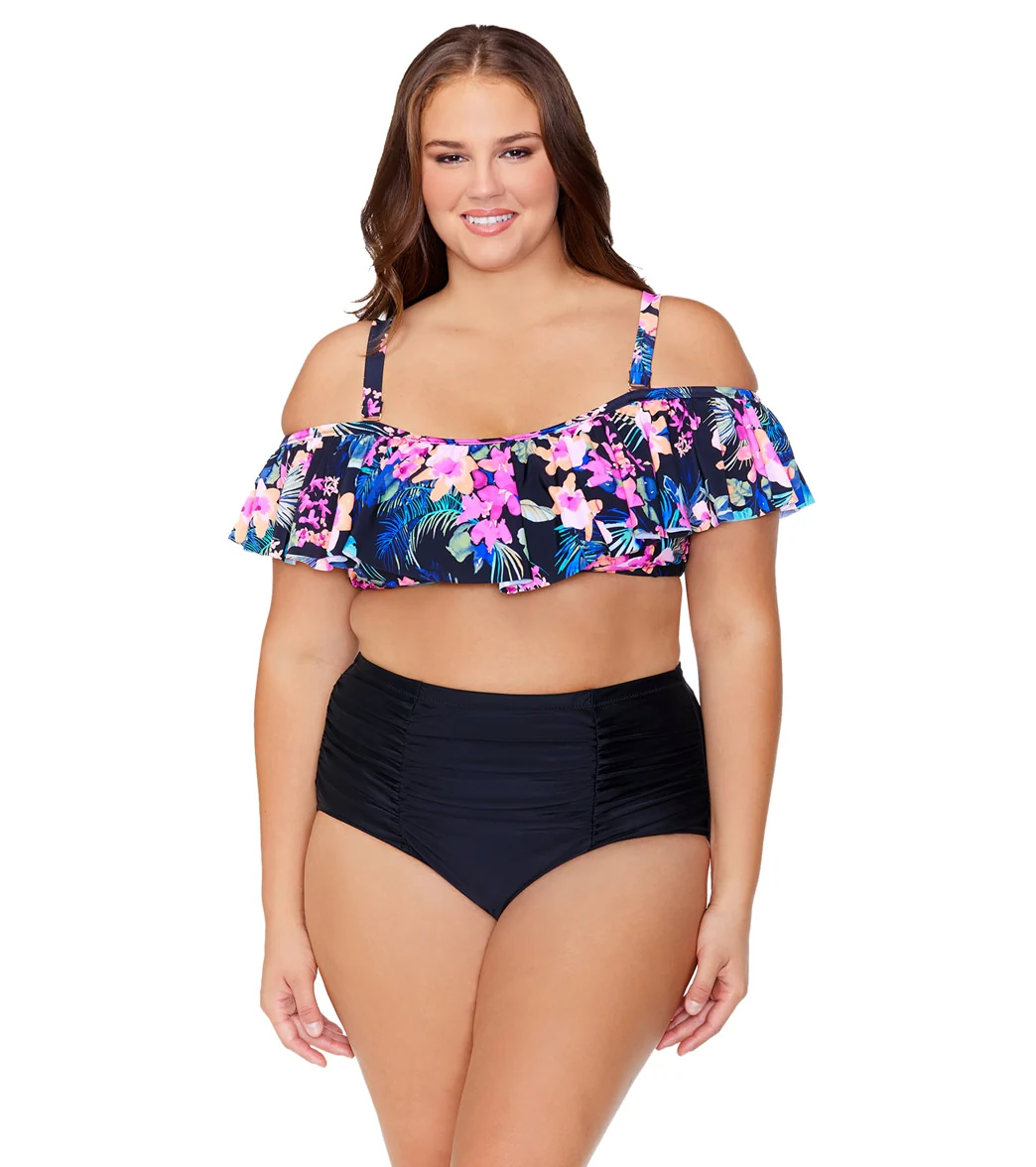 Raisins Women's Plus Size Freshwater Tortuga Bikini Top - Image 5