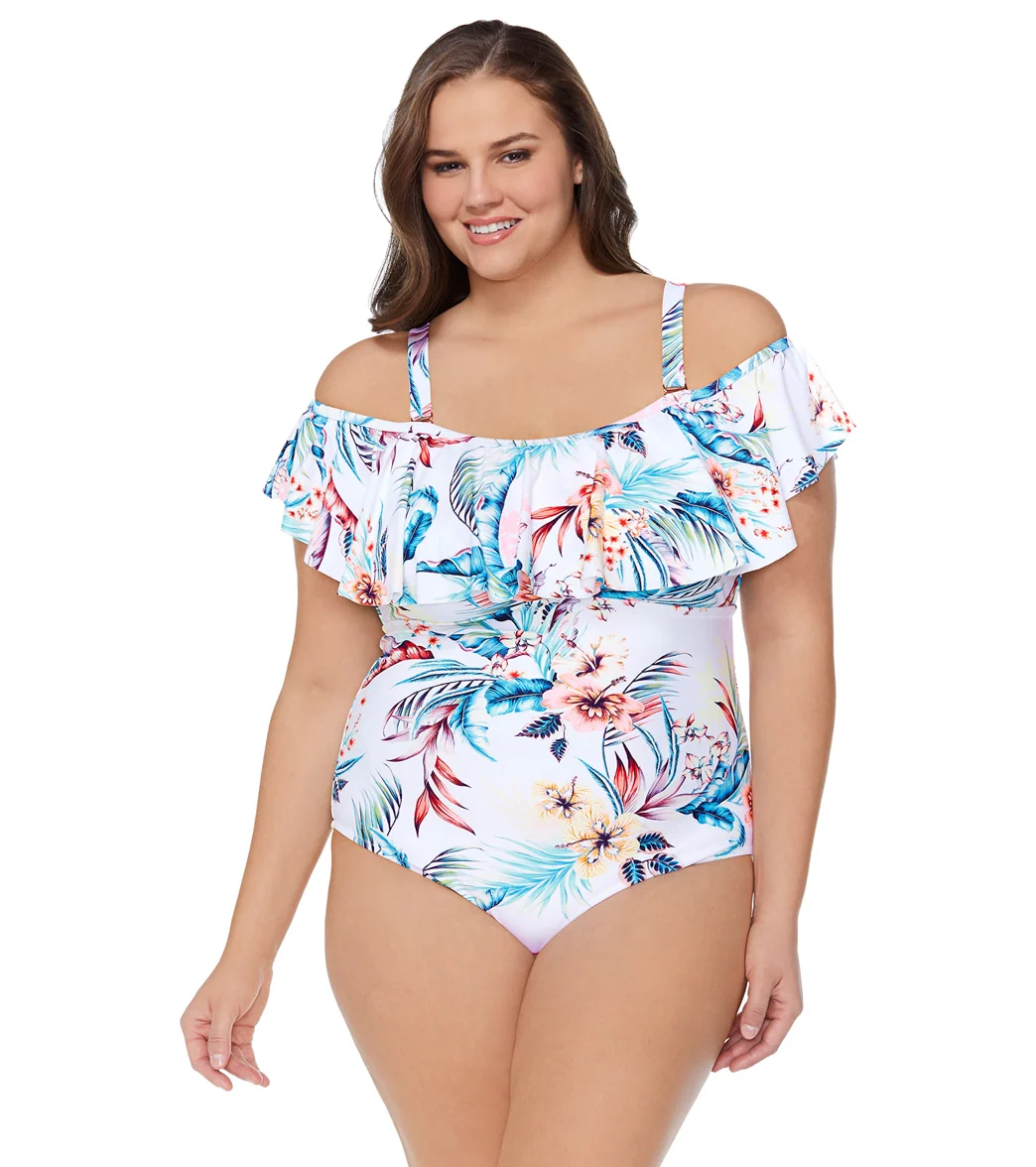 Raisins Women's Plus Size Hideaway Tortuga One Piece Swimsuit - Image 3