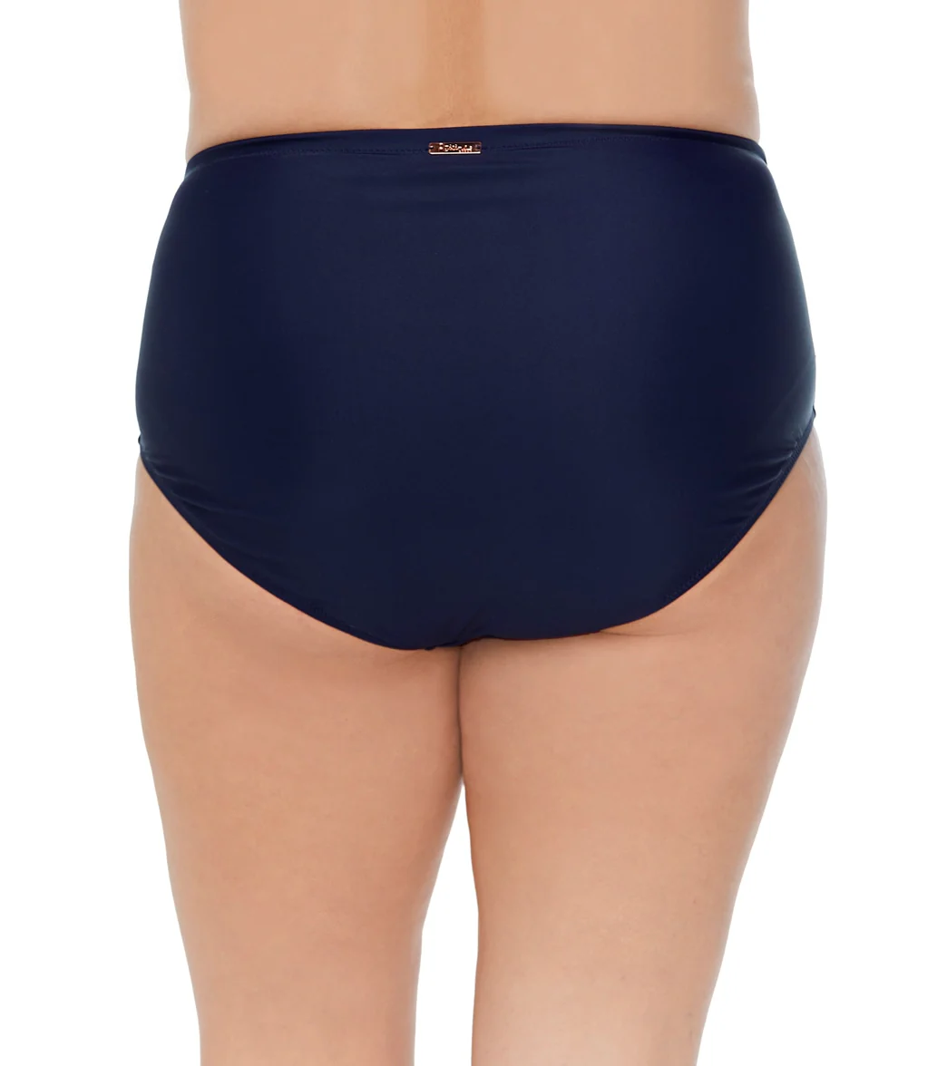 Raisins Women's Plus Size Indio Solids Costa High Waisted Bikini Bottom - Image 2