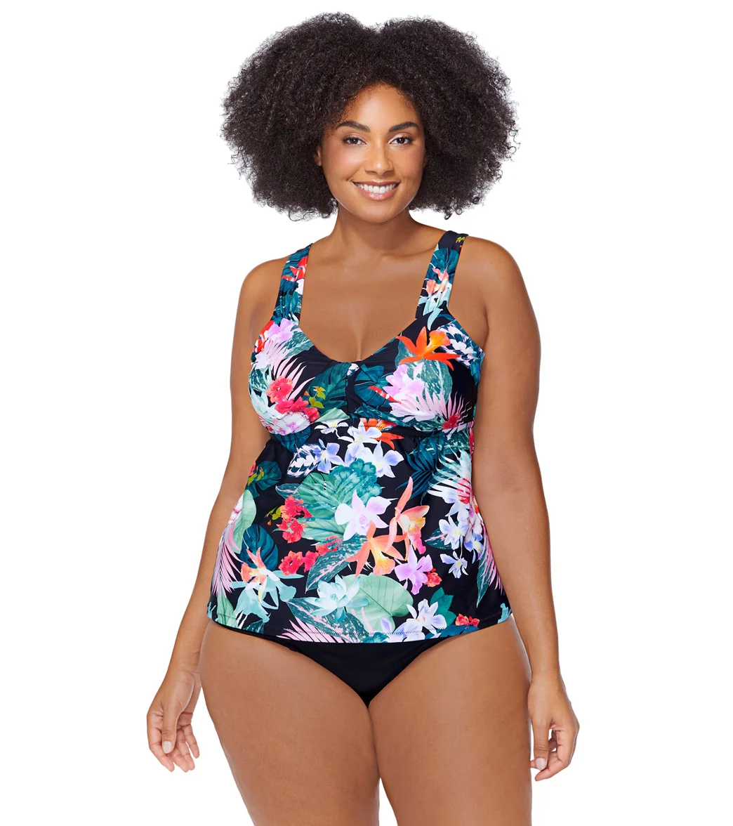 Raisins Women's Sunny Isles Rimini Plus Size Tankini Top - Image 5