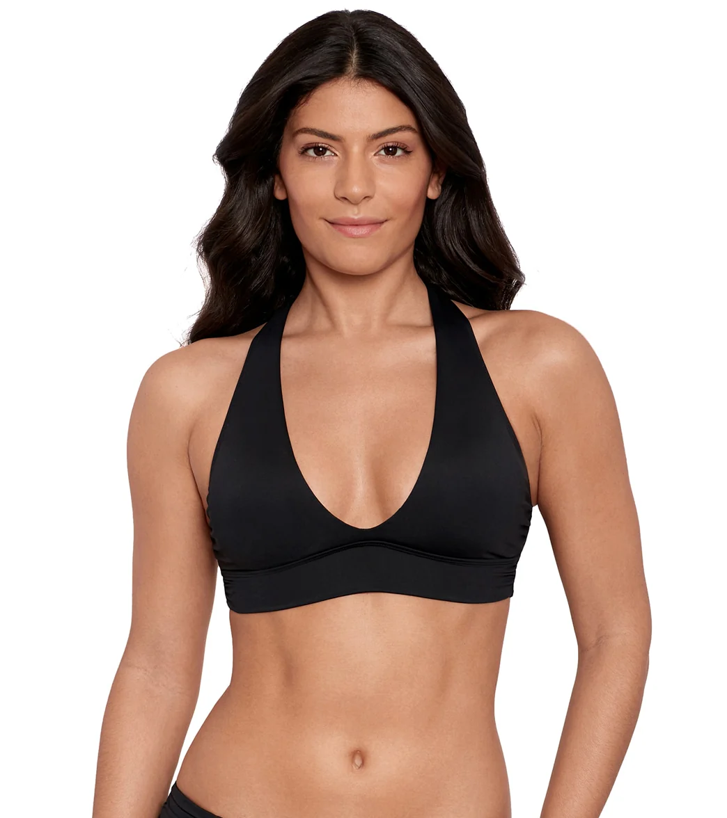 Ralph Lauren Women's Beach Club Solids Twist Cross Back Bikini Top - Image 15