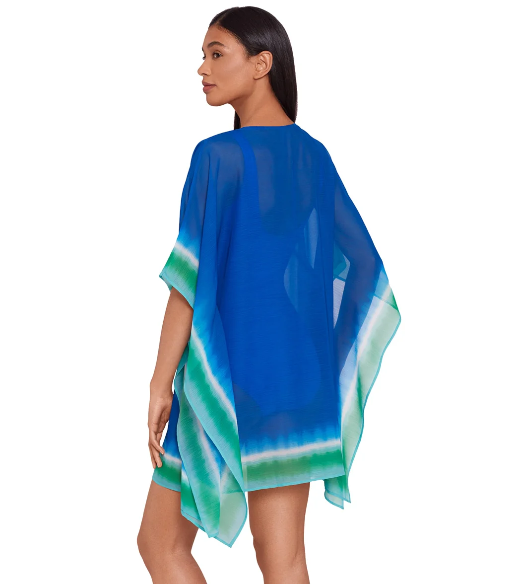 Ralph Lauren Women's Cabana Ombre Crinkle Polyester Chiffon Tunic - Image 2