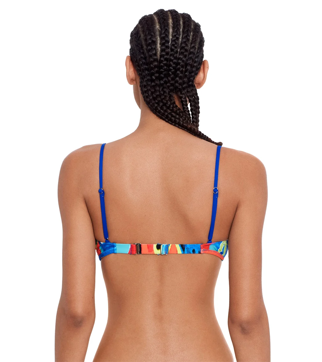 Ralph Lauren Women's Harbor Scenic  Triangle With Rings Bikini Top - Image 3