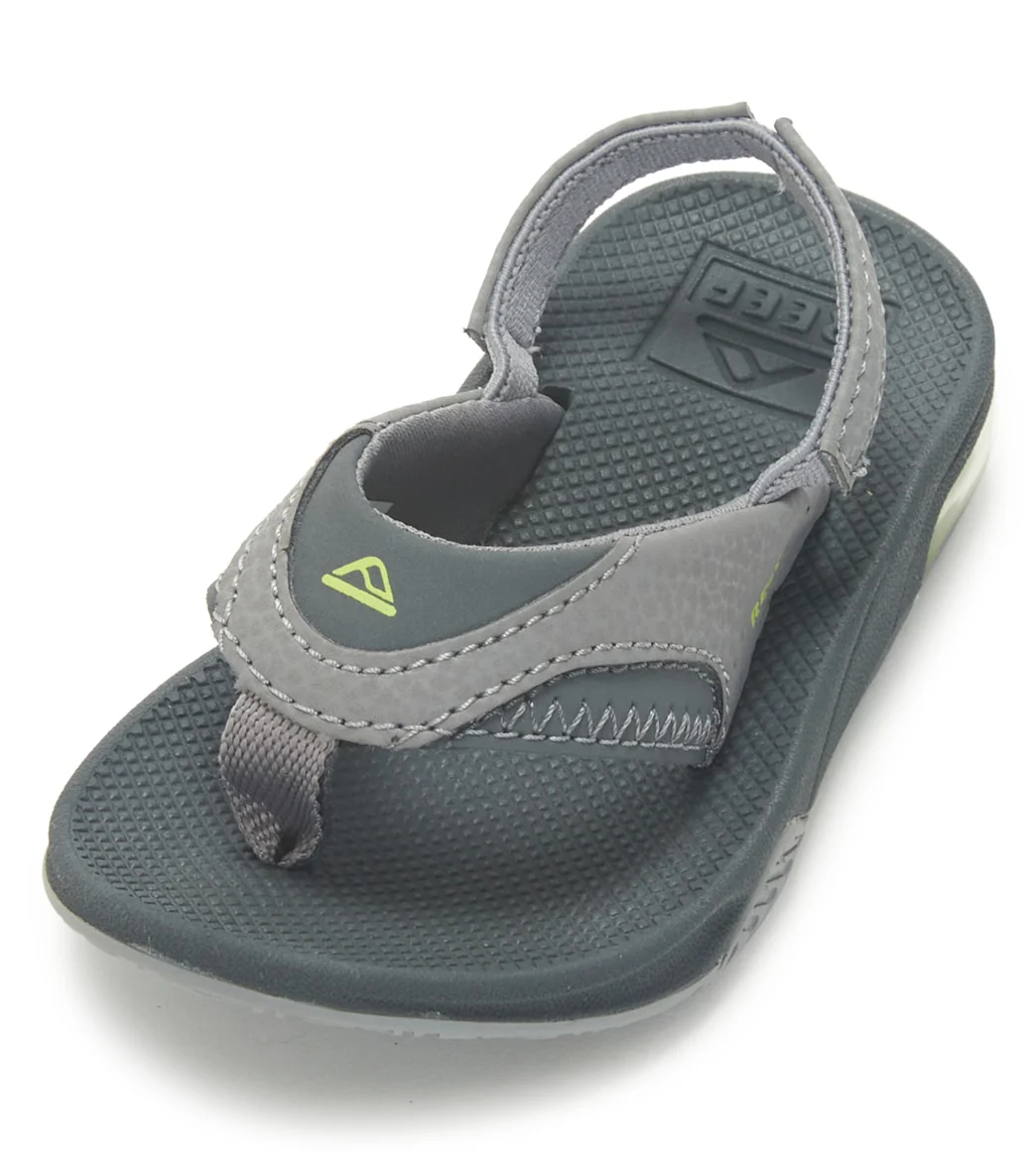 Reef Kids' Little Fanning Flip Flops (Baby, Toddler) - Image 6