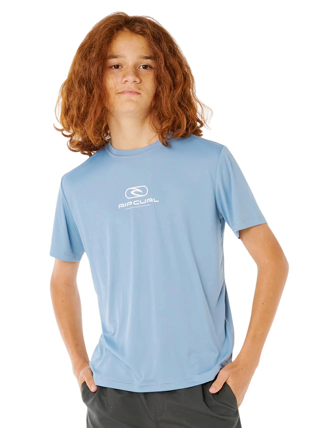 Rip Curl Boys' Icons Surflite UPF 50+ Short Sleeve Rash Guard (Big Kid) - Image 4