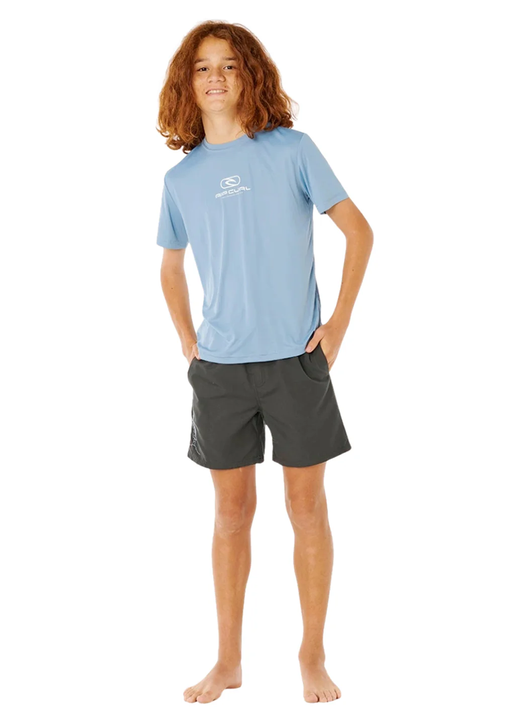 Rip Curl Boys' Icons Surflite UPF 50+ Short Sleeve Rash Guard (Big Kid) - Image 6