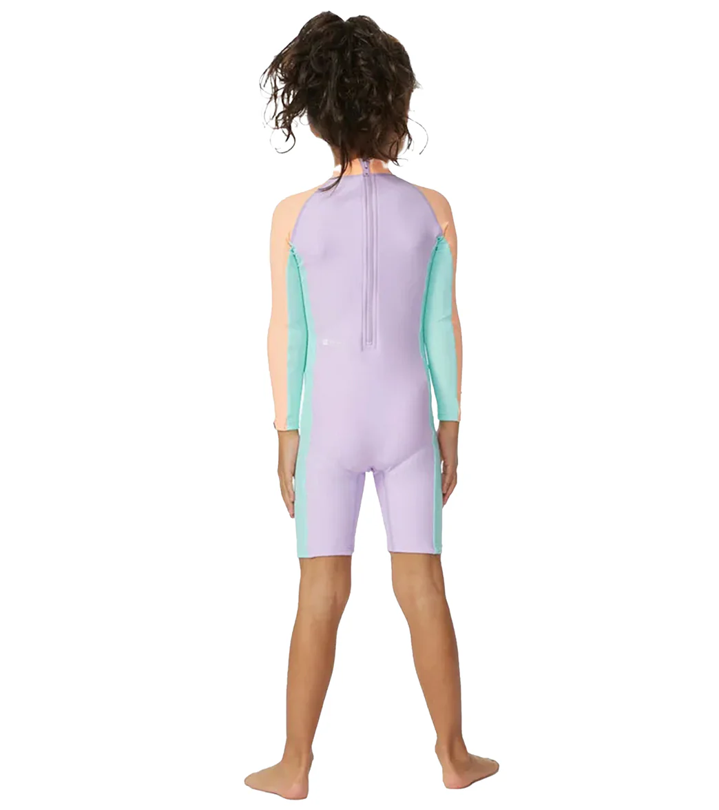 Rip Curl Girls' Crystal Cove UPF 50+ Long Sleeve Springsuit (Toddler, Little Kid) - Image 3