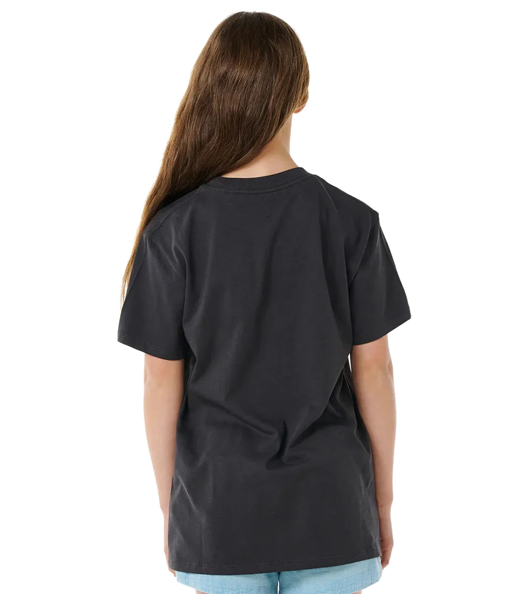 Rip Curl Girls' Hibiscus Heat Art Short Sleeve Tee (Big Kid) - Image 2