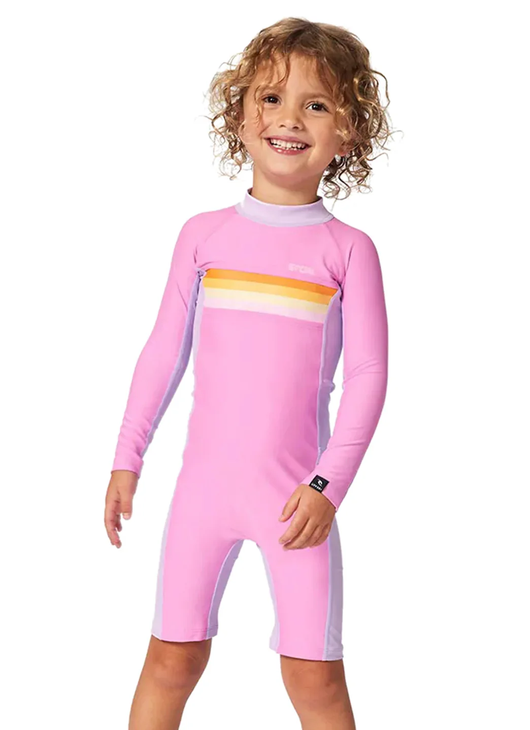 Rip Curl Girls' Rainbow Tide UPF 50+ Long Sleeve Springsuit (Toddler, Little Kid) - Image 6