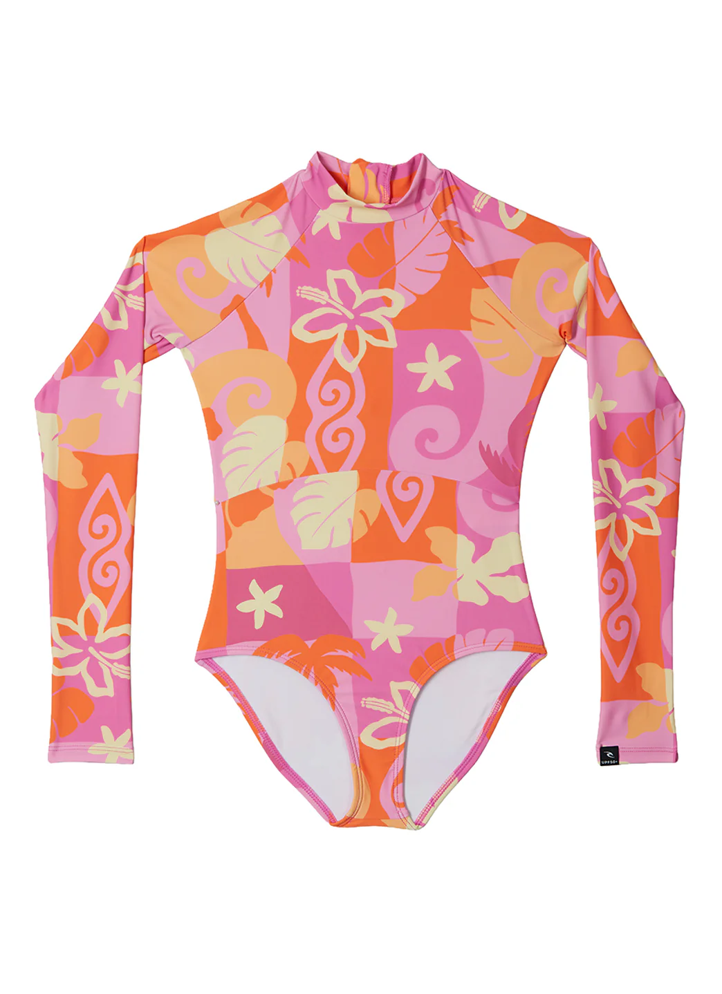 Rip Curl Girls' Tropical Dawn Long Sleeve One Piece Surf Suit (Big Kid) - Image 2