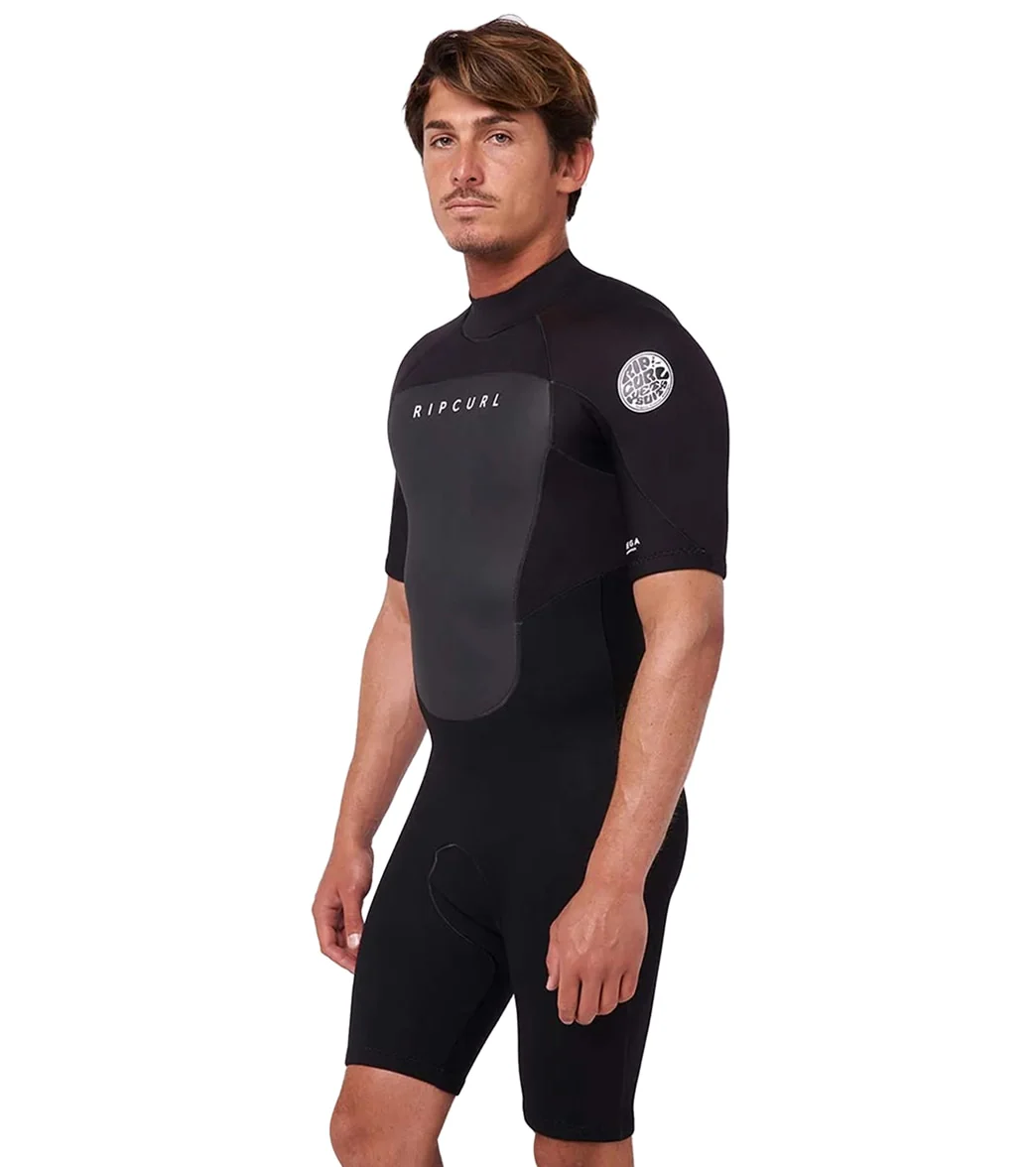 Rip Curl Men's 2mm Omega Back Zip Short Sleeve Springsuit Wetsuit - Image 7