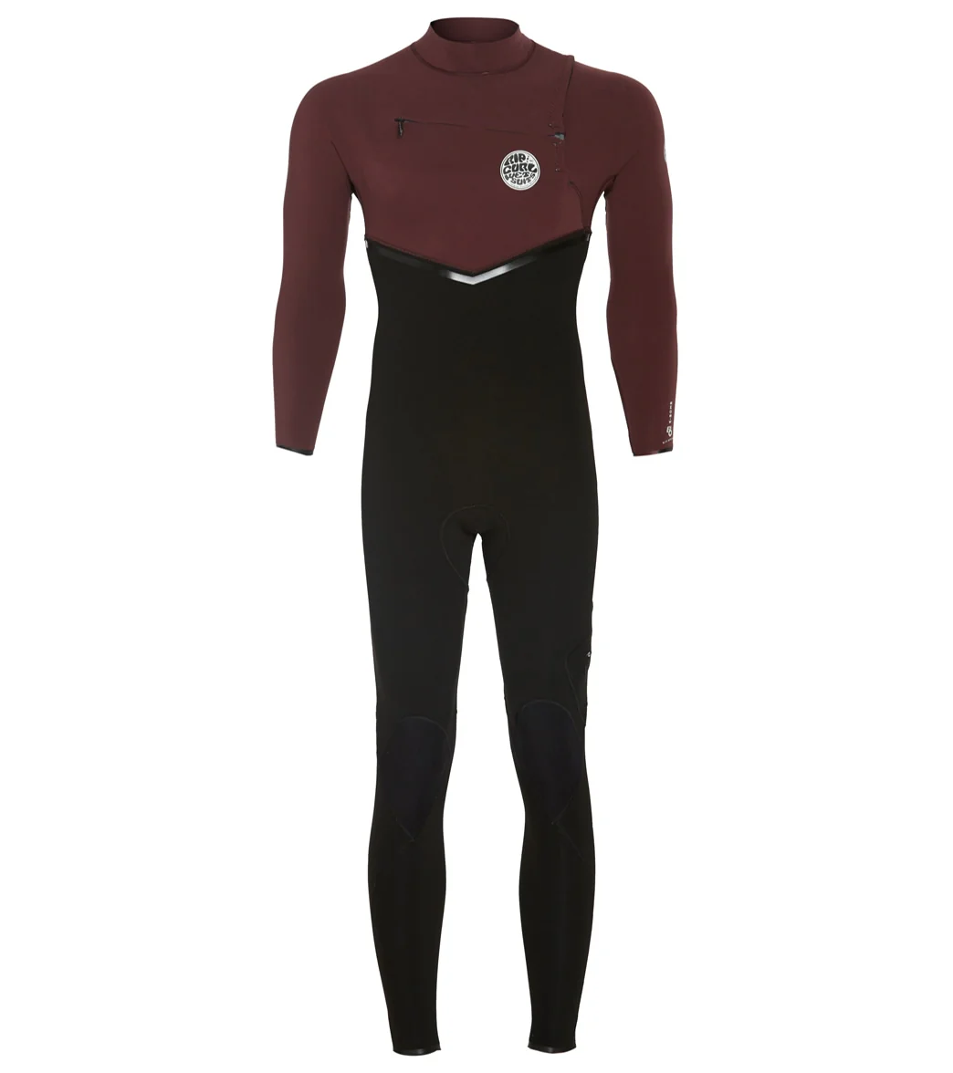 Rip Curl Men's 3/2mm E-Bomb Long Sleeve Chest Zip Fullsuit Wetsuit - Image 5