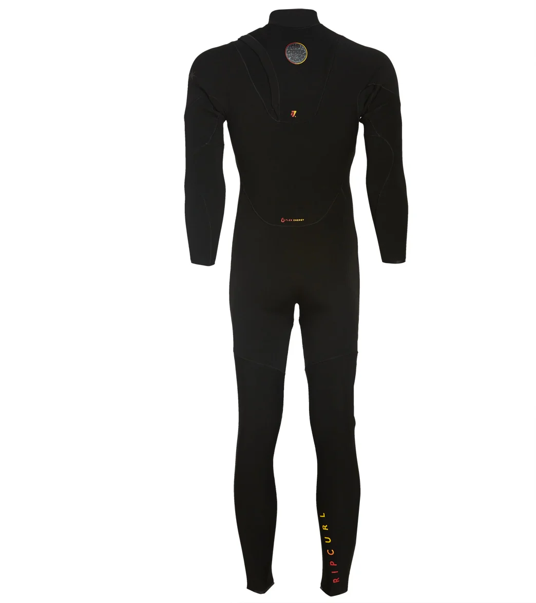 Rip Curl Men's 4/3mm Flashbomb Long Sleeve Heatseeker Zip Free Fullsuit Wetsuit - Image 2