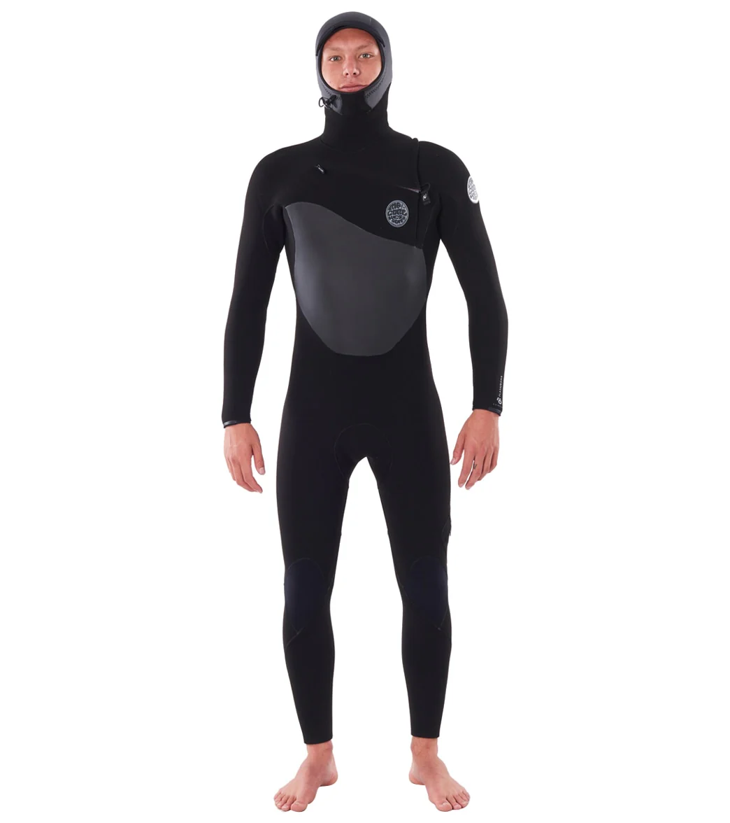 Rip Curl Men's 5/4mm Flasbomb Long Sleeve Hooded Chest Zip Fullsuit Wetsuit - Image 7