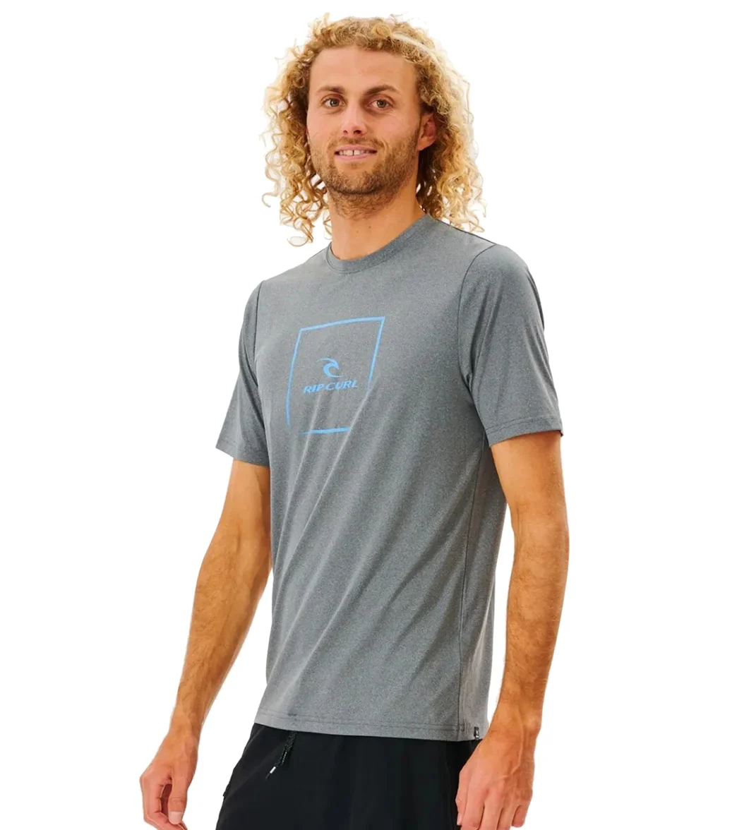 Rip Curl Men's Corp Icon Short Sleeve Upf 50 Surf Shirt - Image 2