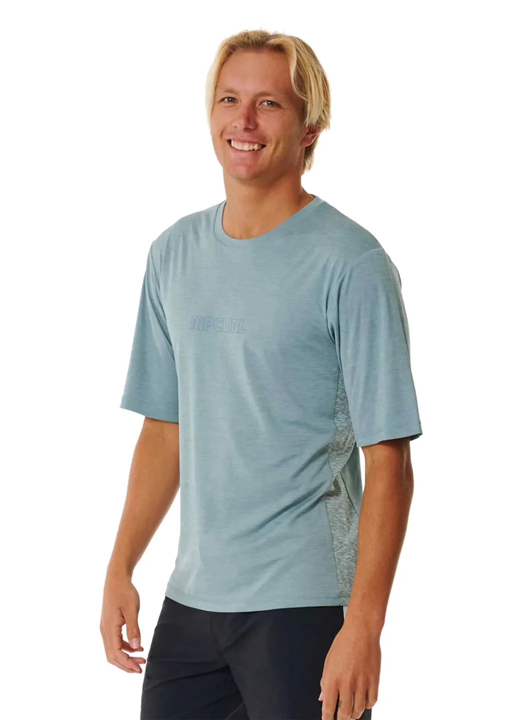 Rip Curl Men's Dawn Patrol Short Sleeve UPF 50 Surf Shirt - Image 2