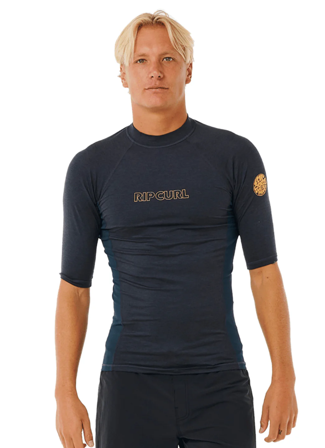 Rip Curl Men's Dawn Patrol UPF Short Sleeve Rash Guard - Image 4