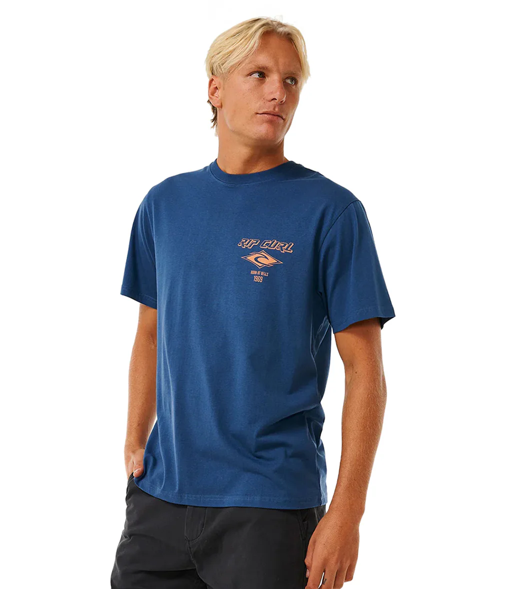 Rip Curl Men's Fade Out Icon Tee - Image 6