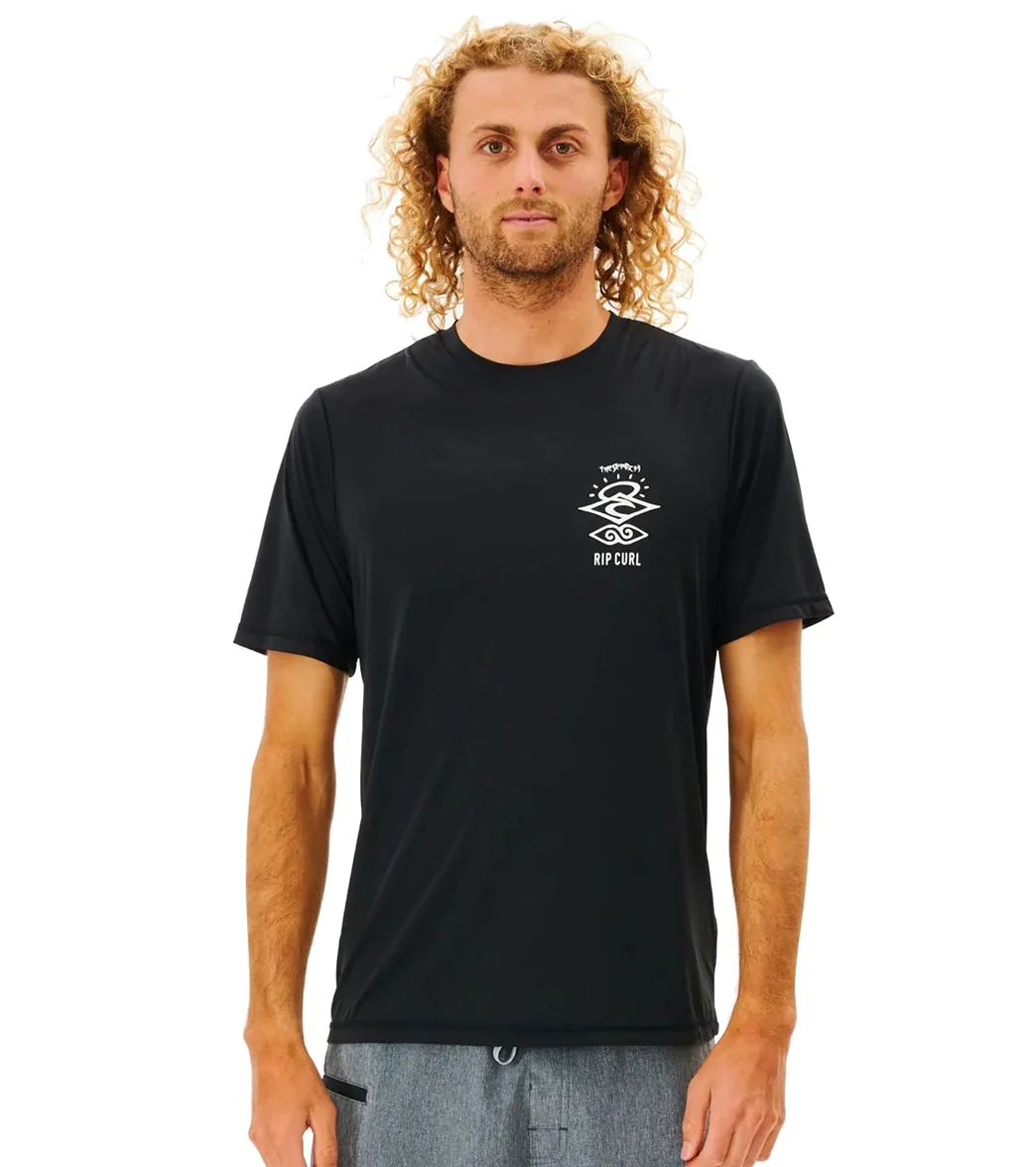 Rip Curl Men's Icons Surflite Short Sleeve Upf 50 Surf Shirt - Image 6