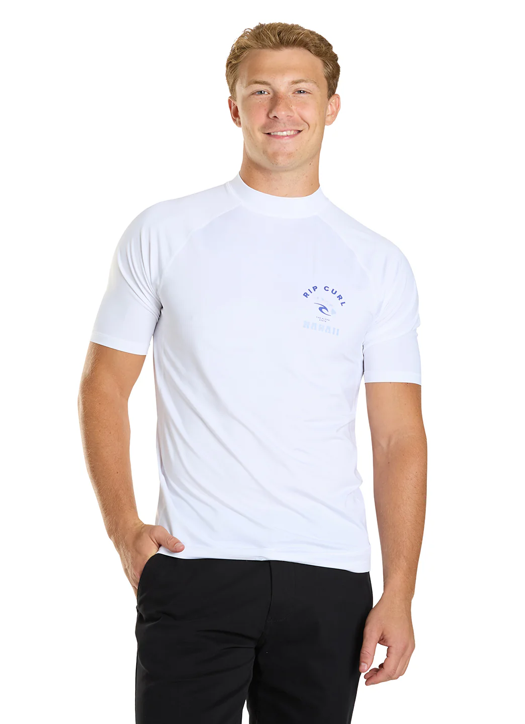 Rip Curl Men's Island Vibe UPF 50 Short Sleeve Rash Guard