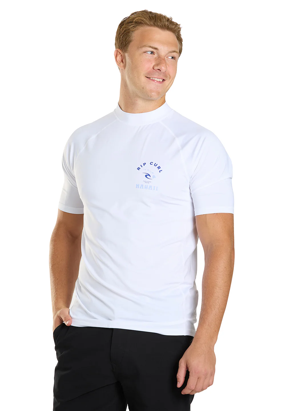 Rip Curl Men's Island Vibe UPF 50 Short Sleeve Rash Guard - Image 6