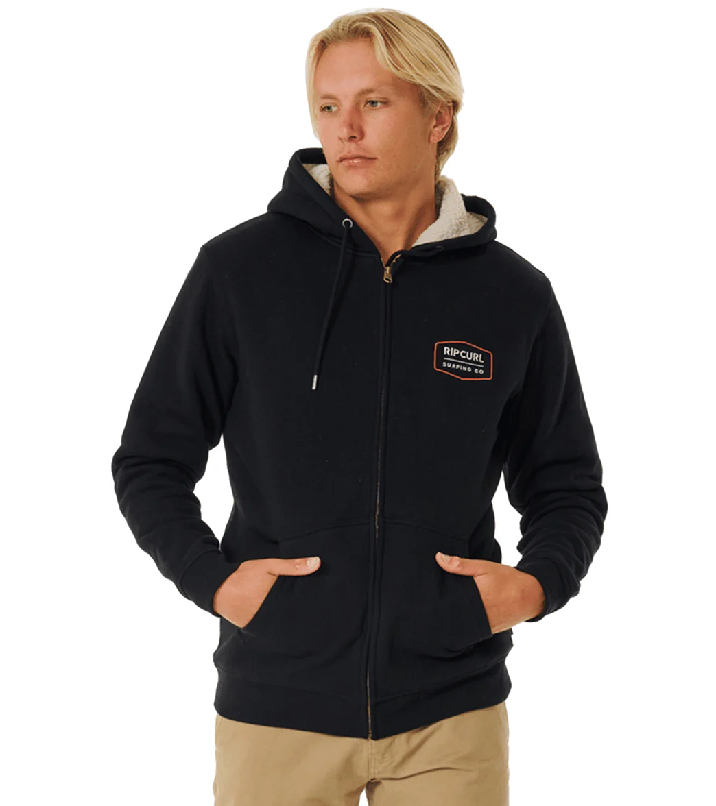 Rip Curl Men's Marking Lined Fleece Jacket - Image 7