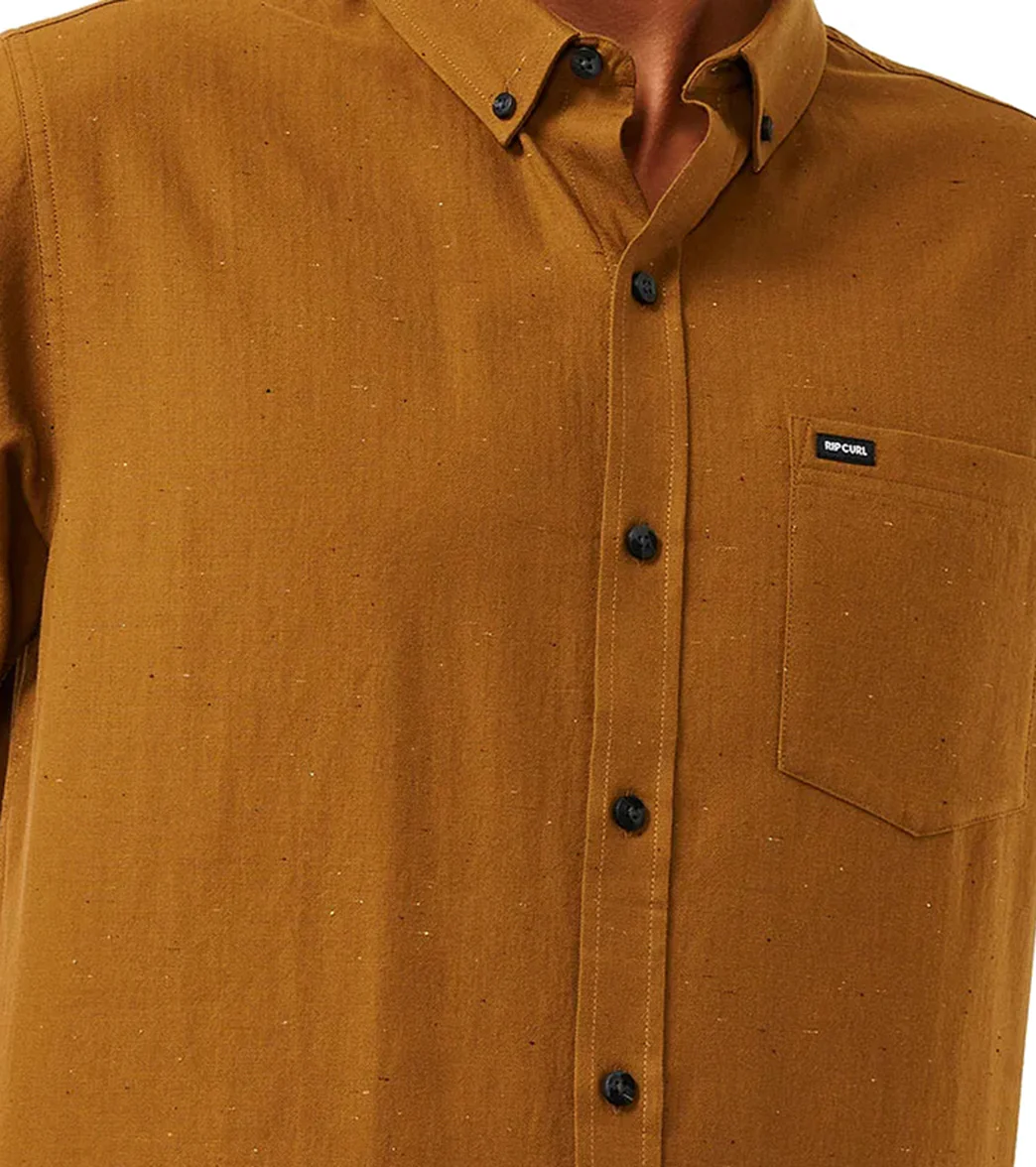 Rip Curl Men's Ourtime Short Sleeve Button-Up Shirt - Image 5
