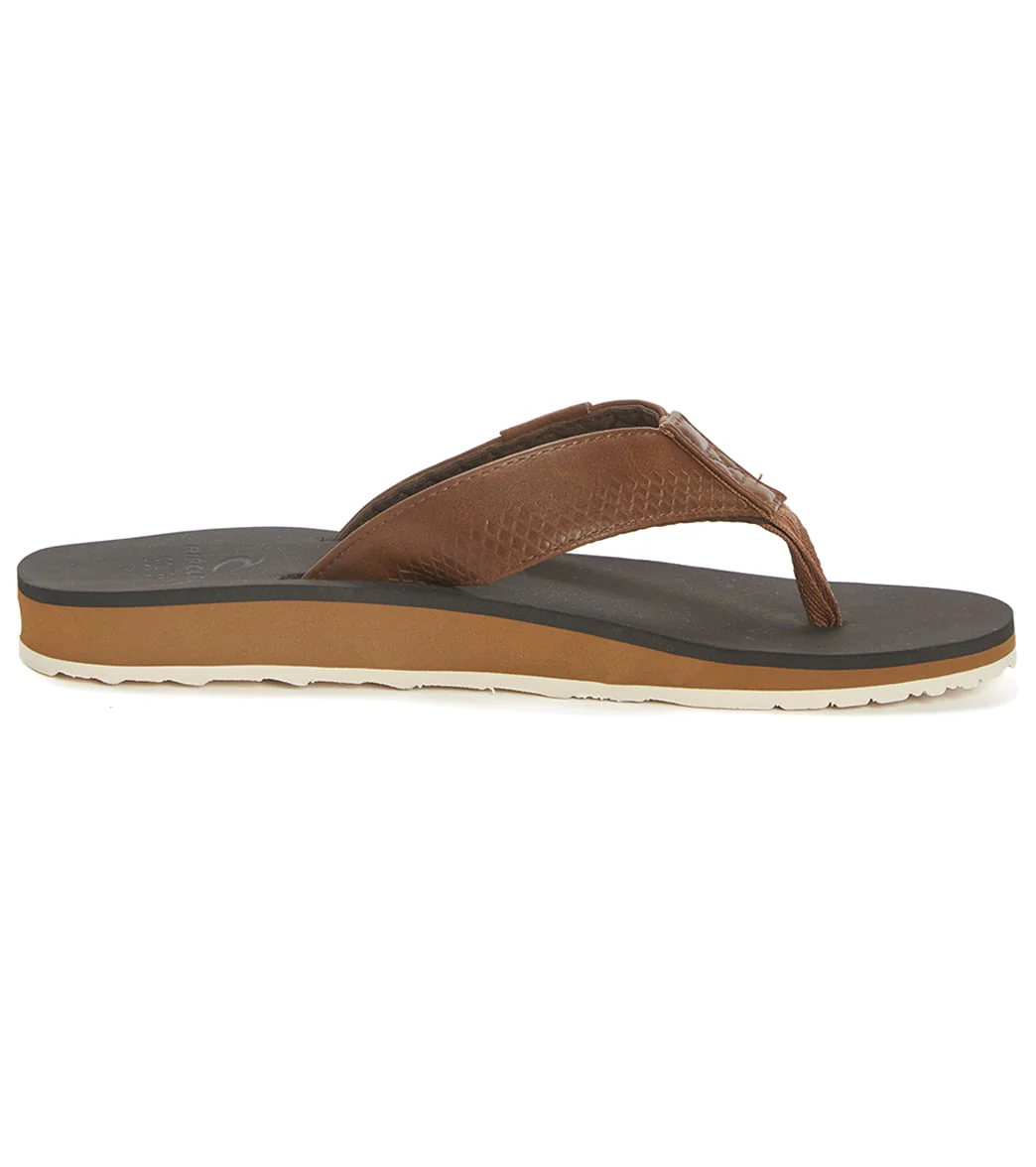 Rip Curl Men's P-Low 2 Leather Flip Flop - Image 2