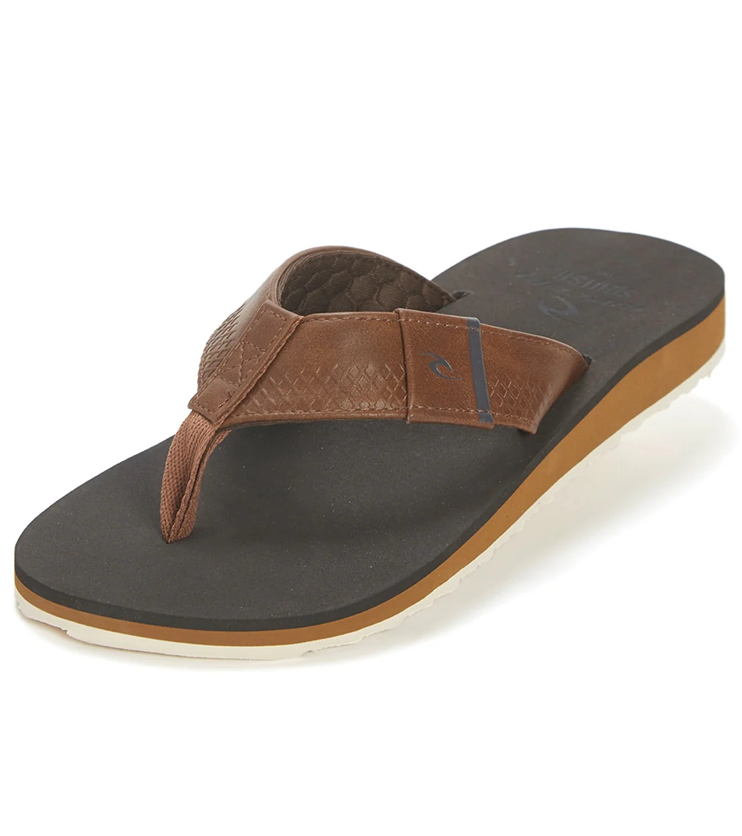 Rip Curl Men's P-Low 2 Leather Flip Flop - Image 6