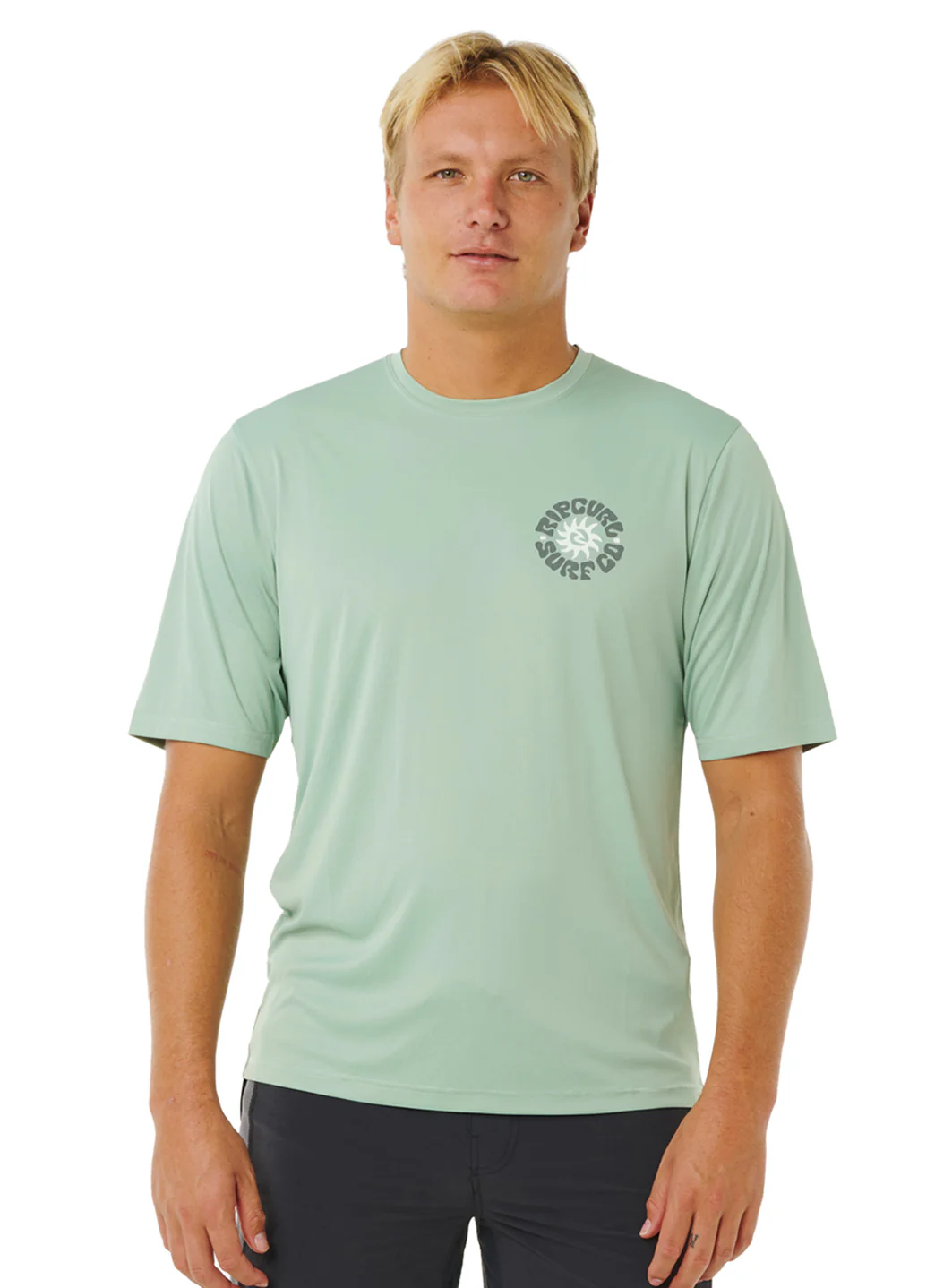 Rip Curl Men's Pacific Rinse Surflite UPF Short Sleeve Surf Shirt - Image 3