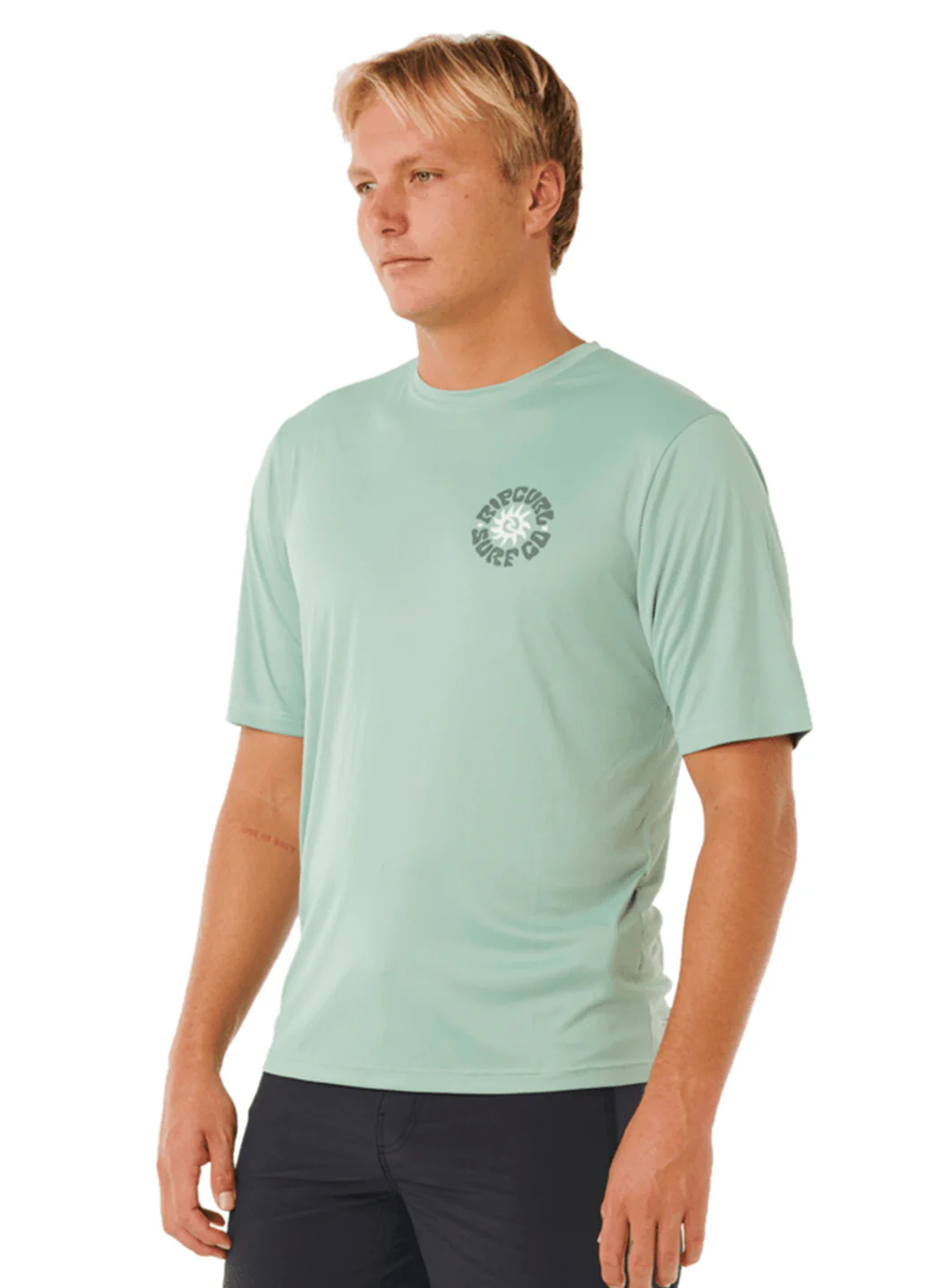 Rip Curl Men's Pacific Rinse Surflite UPF Short Sleeve Surf Shirt - Image 4