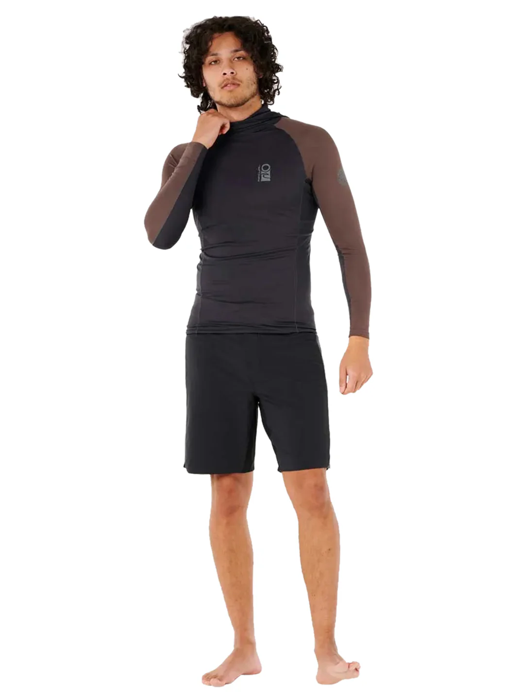 Rip Curl Men's Search UPF Long Sleeve Hood - Image 5