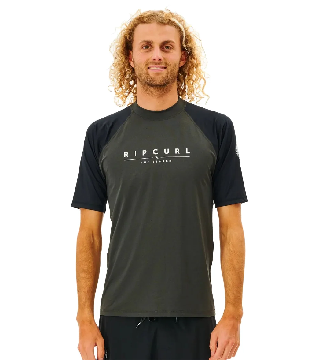 Rip Curl Men's Shockwaves Short Sleeve Upf 50 Surf Shirt - Image 5