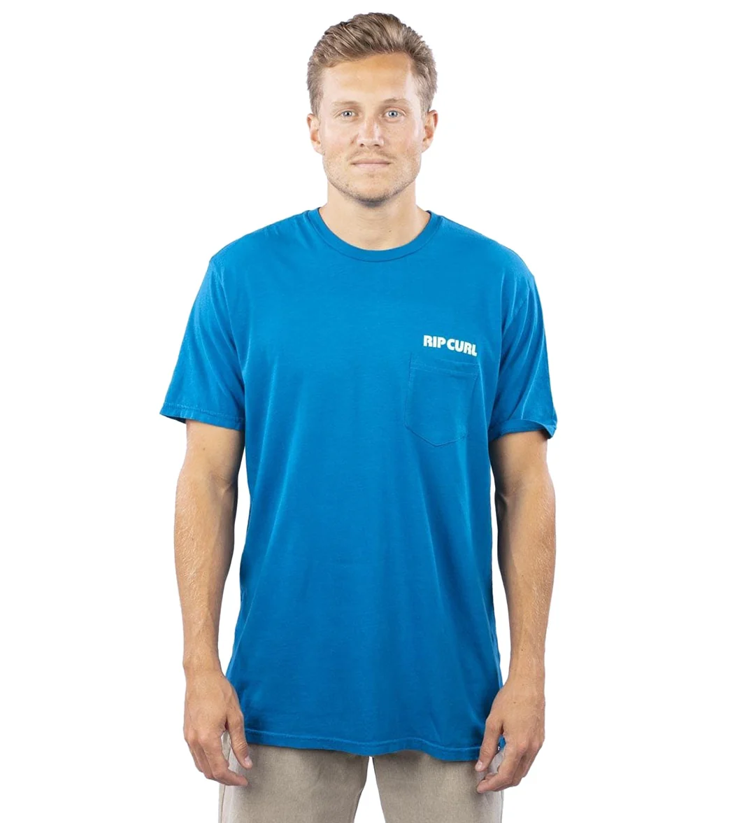 Rip Curl Men's Surf Revival Short Sleeve Pocket Htg Tee - Image 11