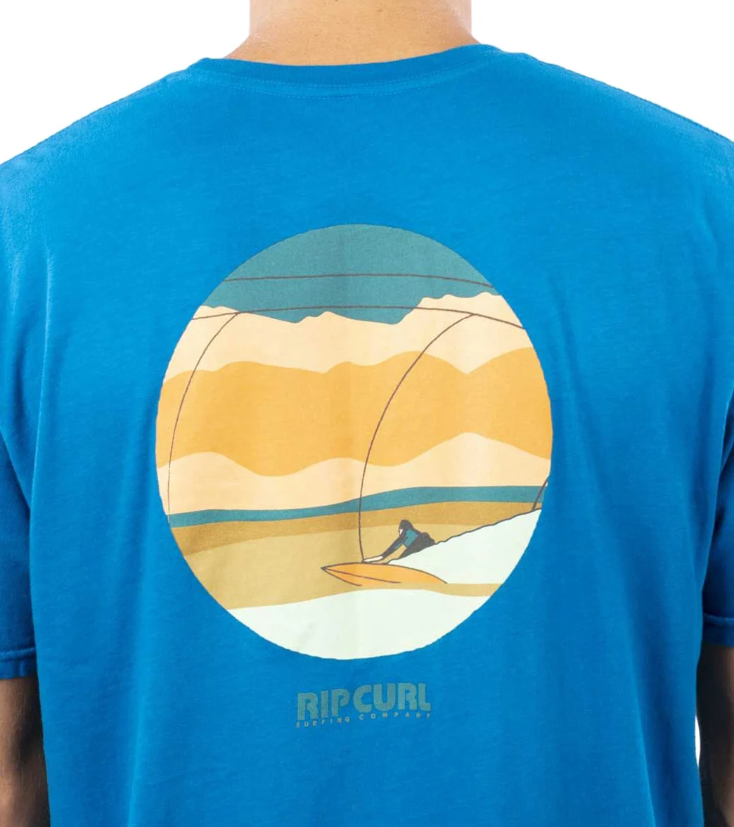 Rip Curl Men's Surf Revival Short Sleeve Pocket Htg Tee - Image 8
