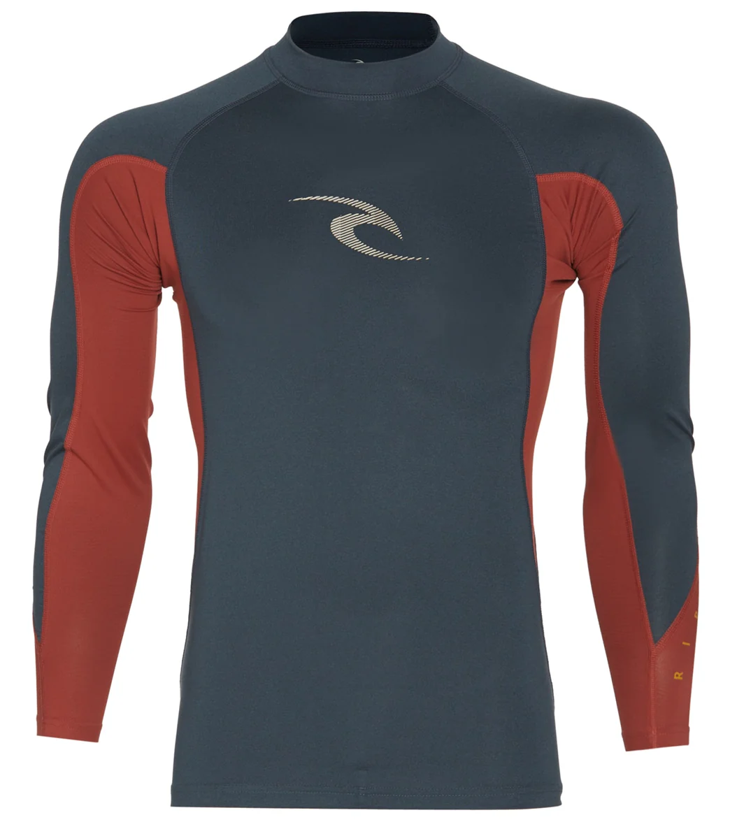 Rip Curl Men's Waves Long Sleeve UPF 50 Rash Guard - Image 14