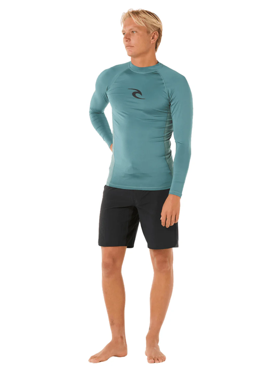 Rip Curl Men's Waves UPF Long Sleeve Rash Guard - Image 19