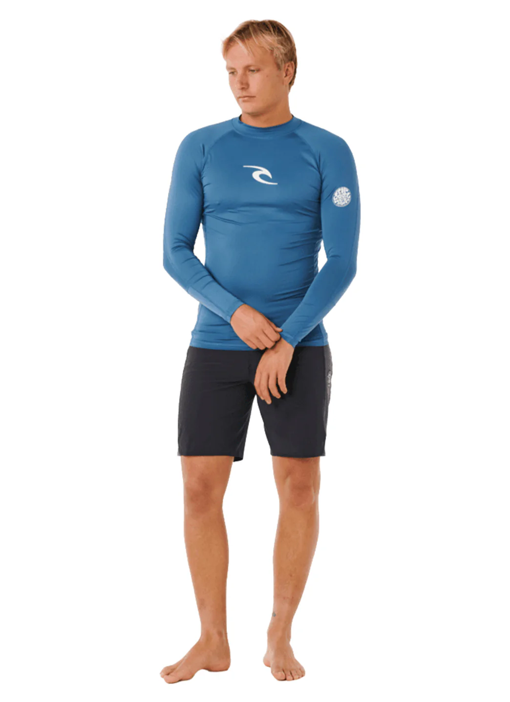 Rip Curl Men's Waves UPF Perf Long Sleeve Rash Guard - Image 6