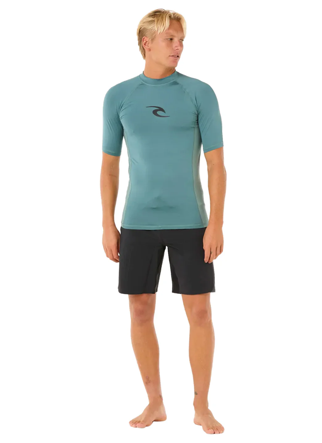 Rip Curl Men's Waves UPF Short Sleeve Rash Guard - Image 12