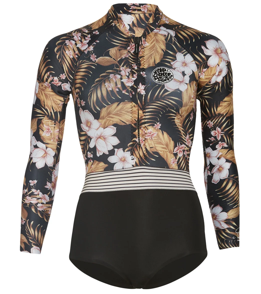 Rip Curl Women's 1mm G-Bomb Long Sleeve High Cut Springsuit Wetsuit - Image 11