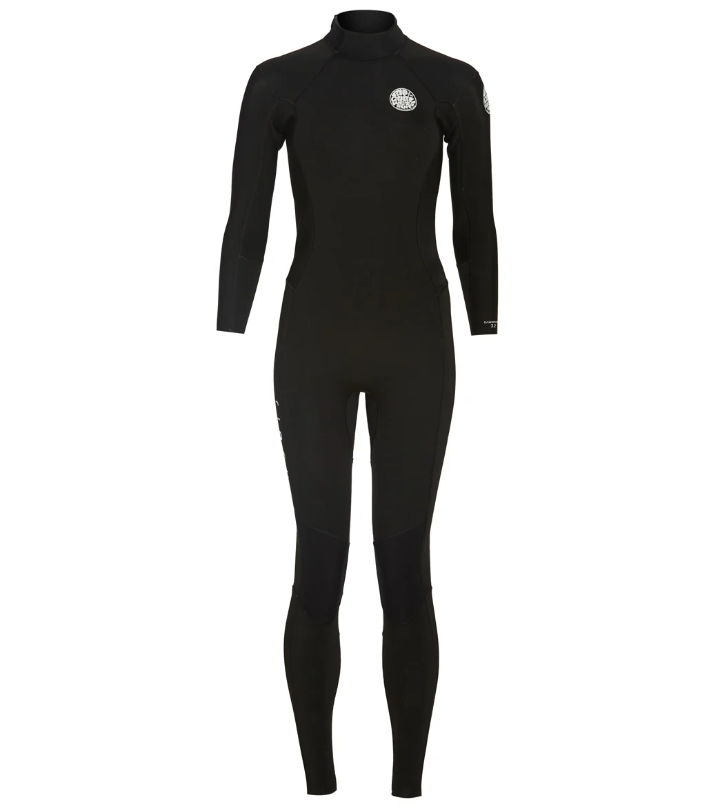 Rip Curl Women's 3/2mm Dawn Patrol Long Sleeve Back Zip Fullsuit Wetsuit - Image 5